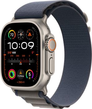 Apple Watch Ultra 2 GPS + Cellular, 49 мм, корпус из титана, ремешок Alpine синего цвета S/M